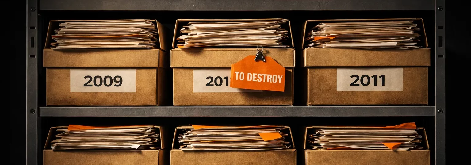 À la demande - Destruction ponctuelle de documents confidentiels